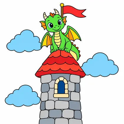 Baby Dragon's Tower, from Dragon Tales