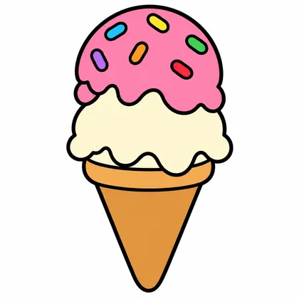 Ice Cream Cone, from Sweet Treats
