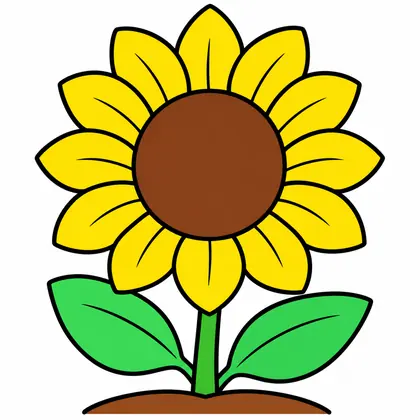 Big Sunflower, from Garden Delights